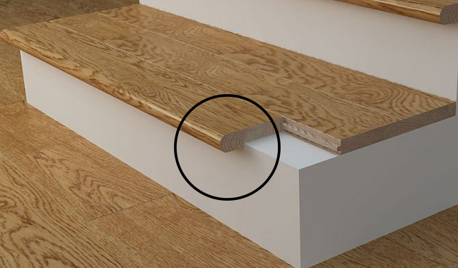 Overhang | How to install laminate flooring on stairs