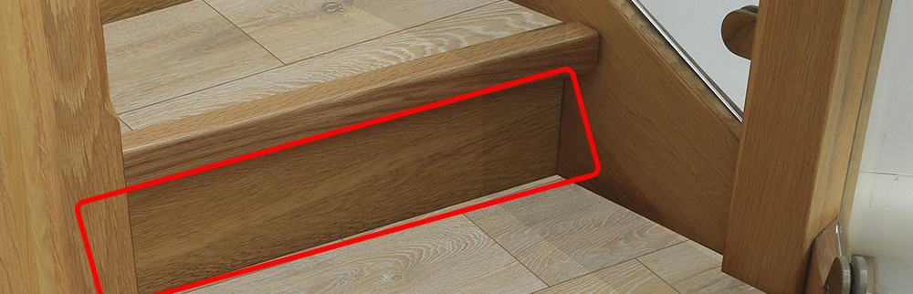 Stair Risers for Laminate