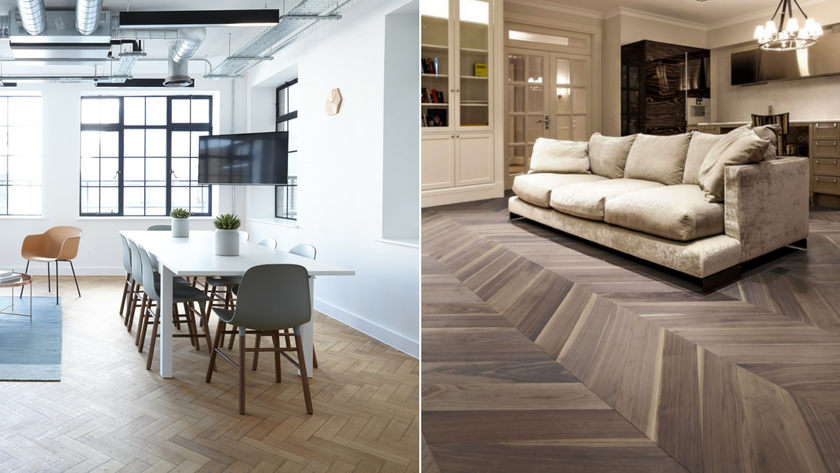 The Difference Between Herringbone and Chevron Parquet