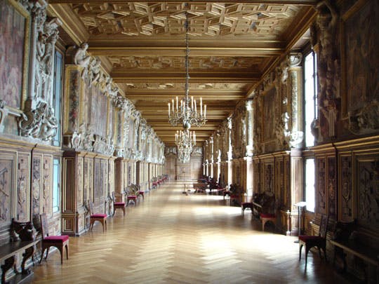 Herringbone Parquet François I Gallery Fontainebleau