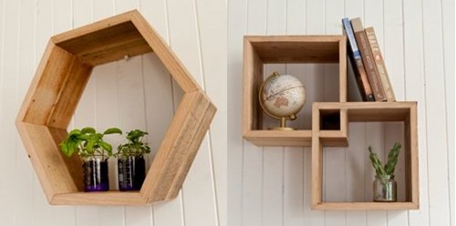 Wooden Shelving Units