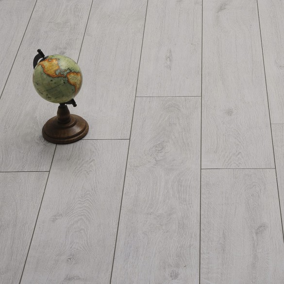 Lodge Light Grey Oak Laminate Flooring