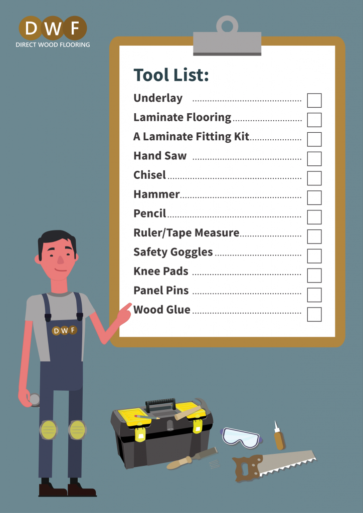 How to Fit Laminate Flooring Tool List