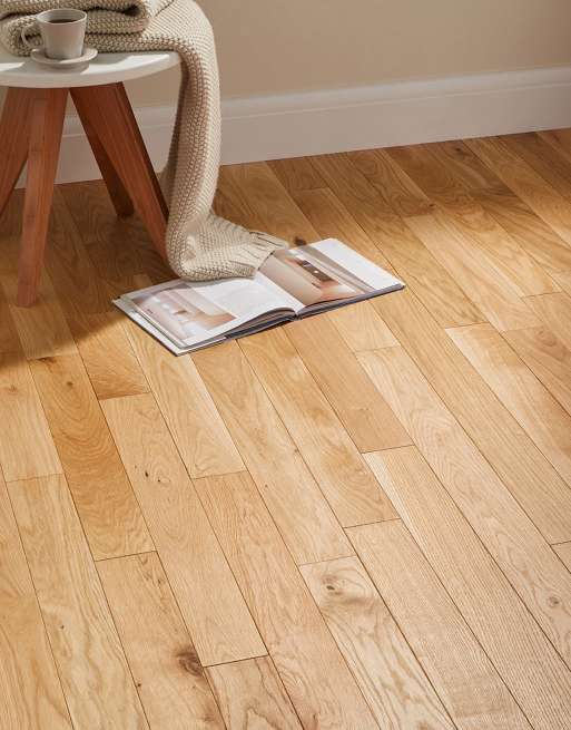 Natural Oak 90mm Narrow Plank Solid Wood Flooring