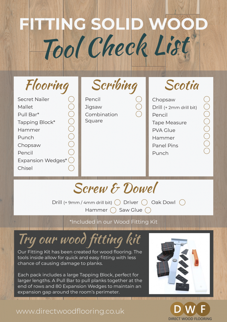 Download Our Fitting Wood Floor with Secret Nailing Tool List