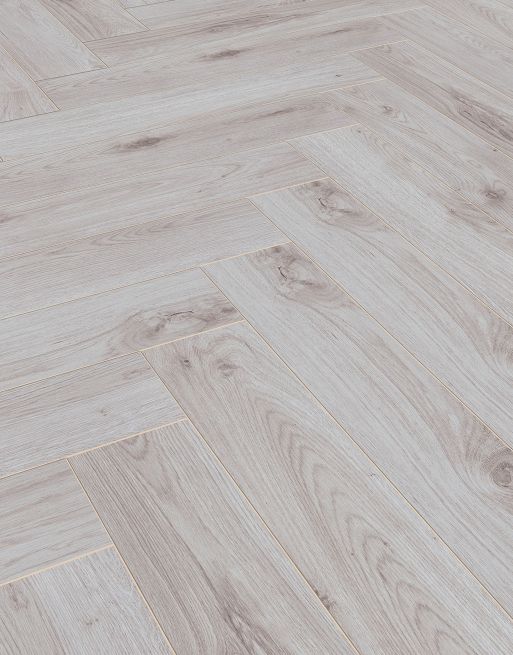 Pearl Oak Herringbone Laminate Flooring