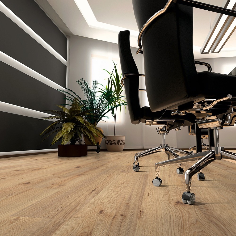 AC4-AC5 Rated Commercial Laminate Flooring in Office Space