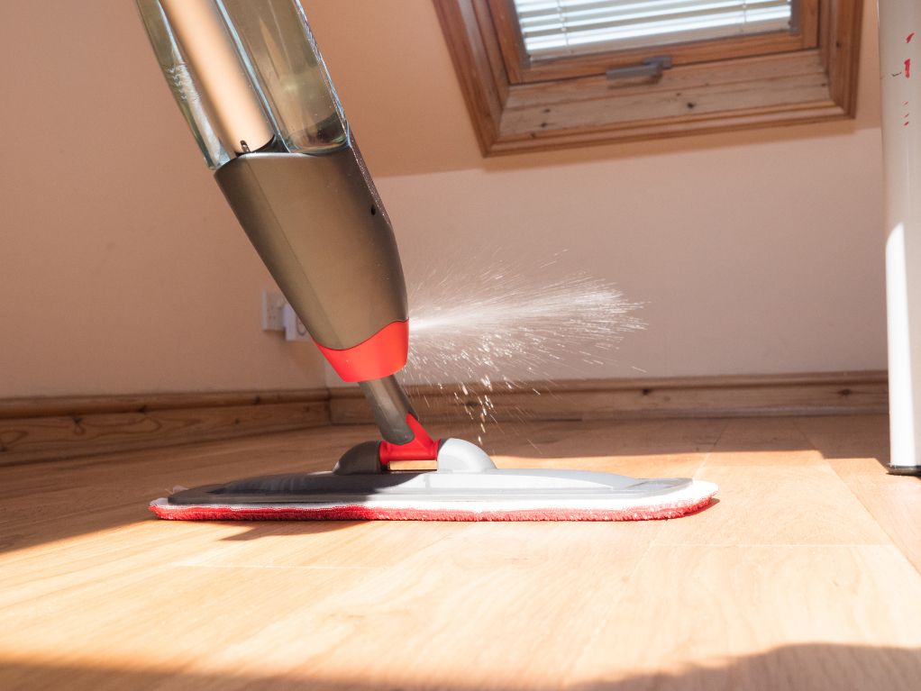laminate floor cleaning kit spray mop