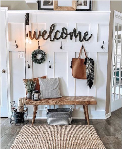Summer home décor - Room with rustic decor 