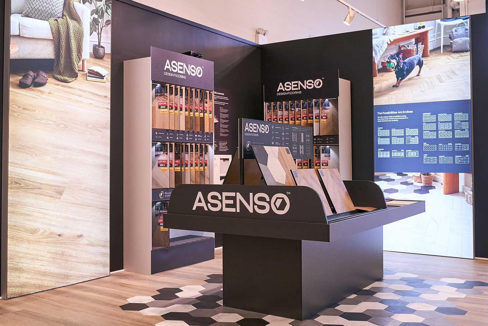 Direct Wood Flooring Basingstoke Asenso LVT Table