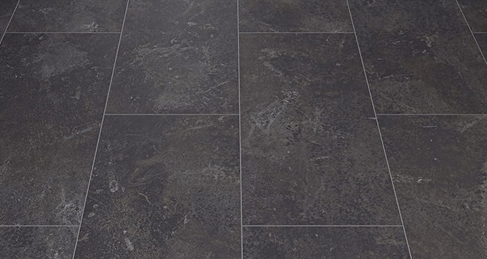 Verona Tile Black Slate Laminate Flooring Direct Wood - Black Slate Tile Effect Laminate Flooring For Kitchens