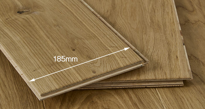 Carpenters Choice Oak 185mm Wide Brushed & Lacquered - Descriptive 2