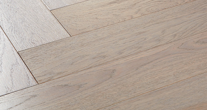 Marylebone Apollo Grey Oak Brushed & Lacquered Engineered Wood Flooring - Descriptive 1