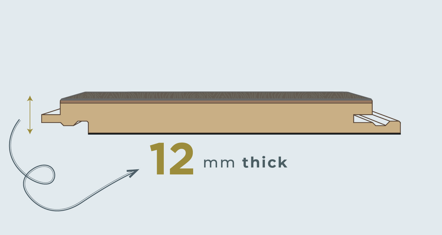 12mm Trade Select - Parchment Oak Laminate Flooring - Descriptive 1