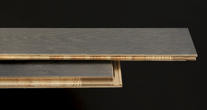 Kensington Graphite Oak Brushed & Lacquered Engineered Wood Flooring - Descriptive 1