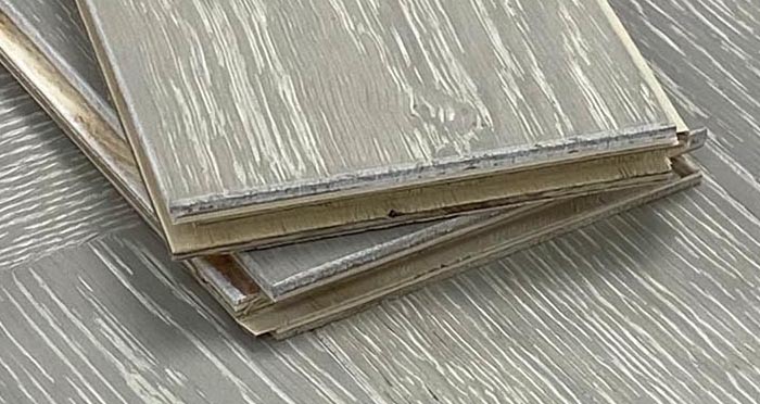 Trade Select Natural Brushed & Whitewashed Herringbone Engineered Wood Flooring - Descriptive 4