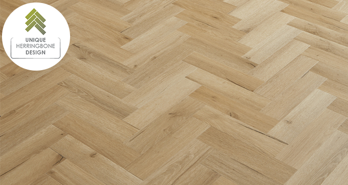 EvoCore Classic Herringbone - Natural Weathered Oak - Descriptive 3