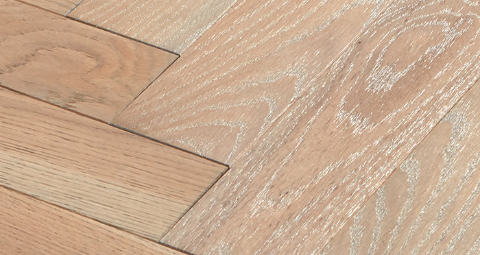Park Avenue Herringbone Silk Grey Oak Solid Wood Flooring - Descriptive 4