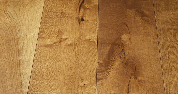 Mansion Golden Smoked Oak Brushed & Lacquered Engineered Wood Flooring - Descriptive 6