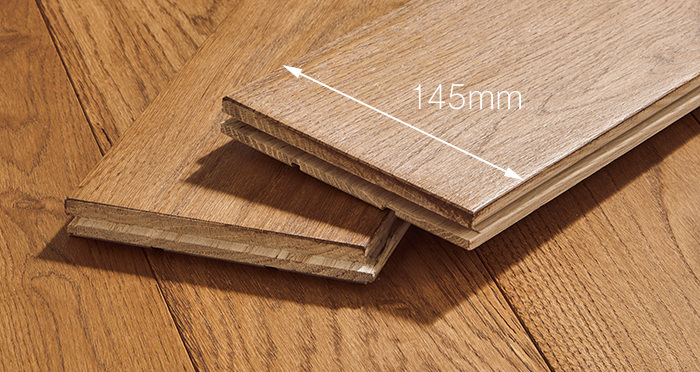 Deluxe Cinnamon Oak Solid Wood Flooring - Descriptive 3