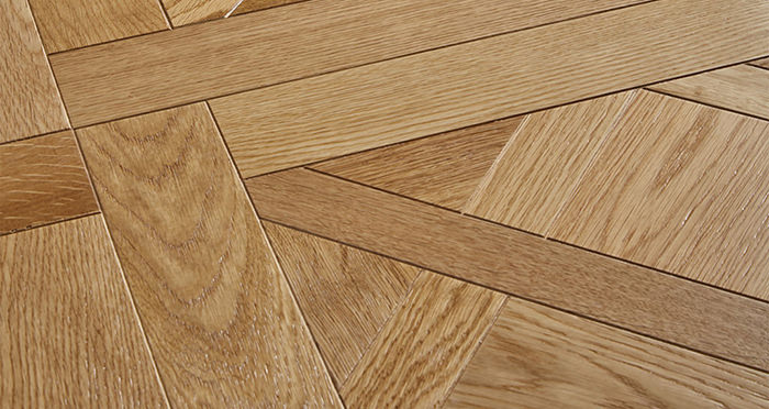Avignon Natural Oak Brushed & Oiled Versailles Tile Engineered Wood Flooring - Descriptive 1