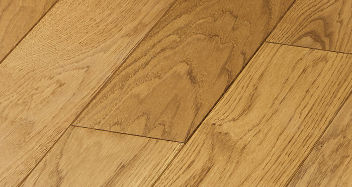 Elegant Golden Oak Brushed & Oiled Solid Wood Flooring - Descriptive 4