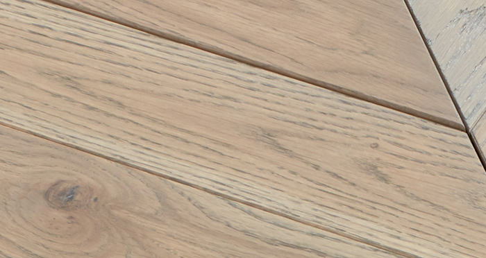 Park Avenue Chevron Silk Grey Oak Brushed & Oiled Solid Wood Flooring - Descriptive 2