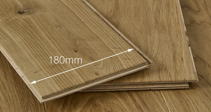 Carpenters Choice Natural Brushed & Oiled 14mm x 180mm Engineered Wood Flooring - Descriptive 2