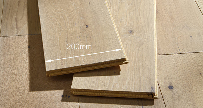 Prestige Frosted Oak Solid Wood Flooring - Descriptive 3