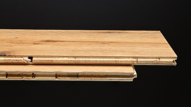 Trade Select Natural Brushed & Oiled Engineered Wood Flooring 190mm - Descriptive 1