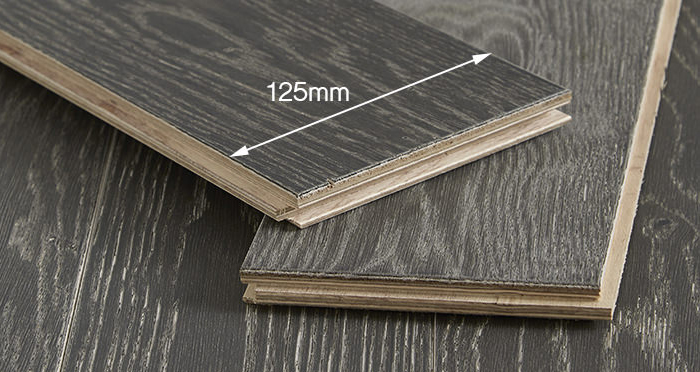 Studio Graphite Oak Brushed & Oiled Engineered Wood Flooring - Descriptive 2