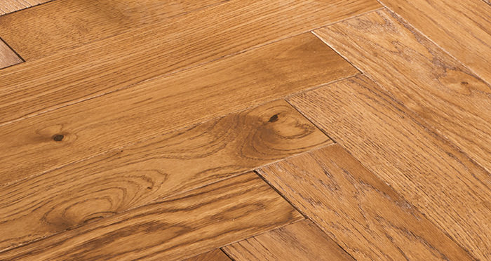 Park Avenue Herringbone Cinnamon Oak Solid Wood Flooring - Descriptive 5
