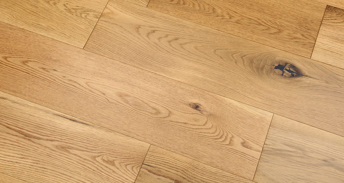 Barn Natural Oak Lacquered Engineered Wood Flooring - Descriptive 2