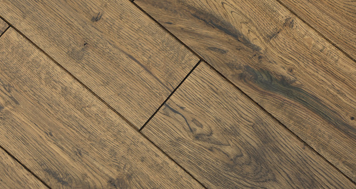 Handscraped Whiskey Oak Solid Wood Flooring - Descriptive 4