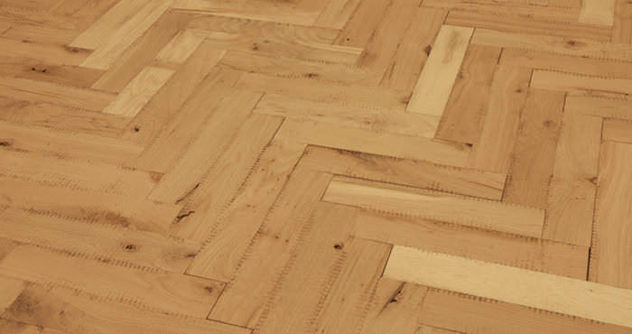 Unfinished Parquet Oak Solid Wood Flooring - Descriptive 2