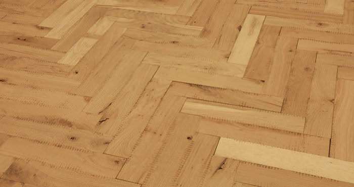 Unfinished Parquet Oak Solid Wood Flooring - Descriptive 2