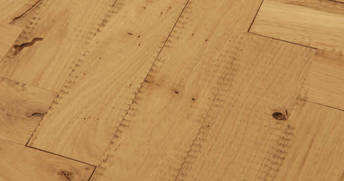 Unfinished Parquet Oak Solid Wood Flooring - Descriptive 3