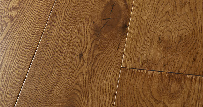 Manhattan Honey Oak Lacquered Engineered Wood Flooring - Descriptive 1