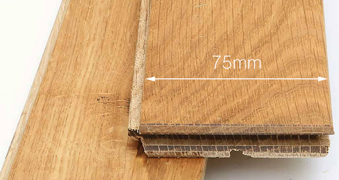 Classic Oak Natural Brushed & Oiled Solid Wood Flooring - Descriptive 3