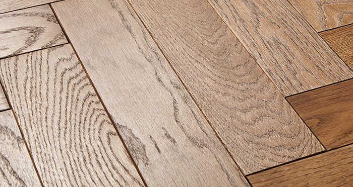 Park Avenue Herringbone Georgian Oak Solid Wood Flooring - Descriptive 1