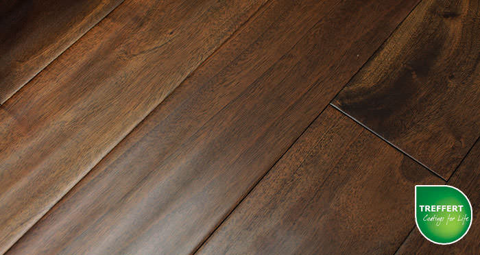 Antique Handscraped Mahogany Lacquered Solid Wood Flooring - Descriptive 2