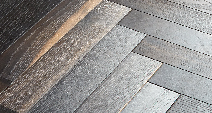 Branscombe Smoked Ember Herringbone Oak Engineered Wood Flooring - Descriptive 2