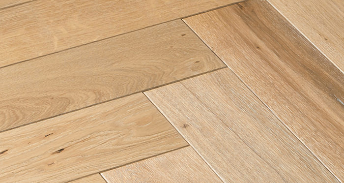Luxury Whitewashed Parquet Oak Solid Wood Flooring - Descriptive 6