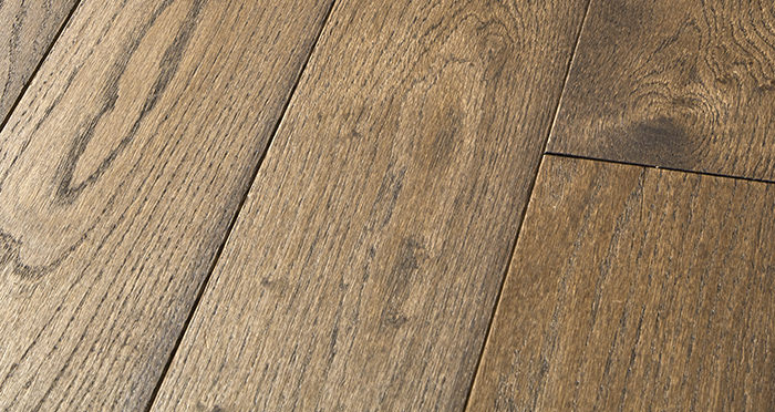Elegant Espresso Oak Brushed & Oiled Solid Wood Flooring - Descriptive 1
