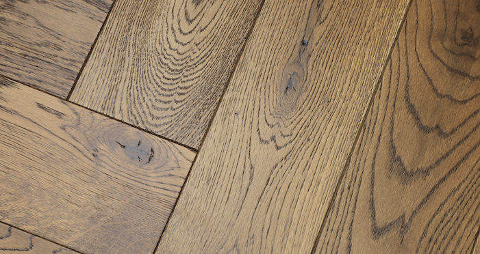 Brooklyn Golden Herringbone Oak Engineered Wood Flooring - Descriptive 3