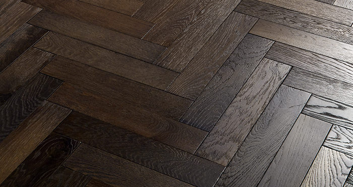 Oxford Herringbone Vintage Oak Engineered Wood Flooring - Descriptive 4
