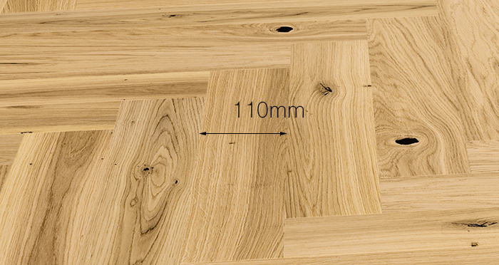 Bayswater Herringbone - Vanilla Oak Brushed & Oiled Engineered Wood Flooring - Descriptive 3