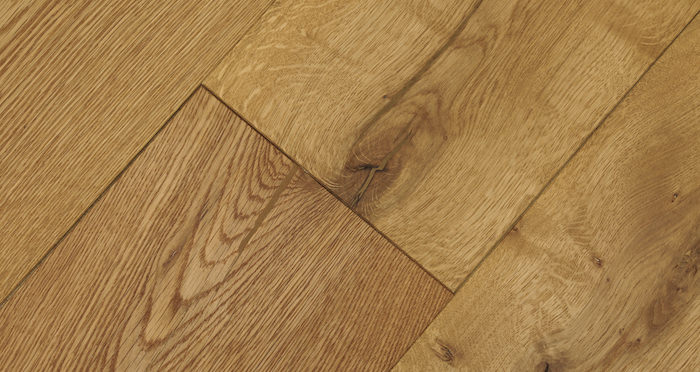 Barn Natural Oak Brushed & Oiled Engineered Wood Flooring - Descriptive 4