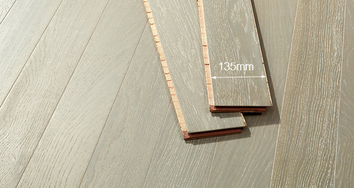 Salcombe Grey Boardwalk Oak Engineered Wood Flooring - Descriptive 2