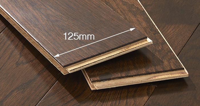 Studio Chocolate Oak Lacquered Engineered Wood Flooring - Descriptive 3